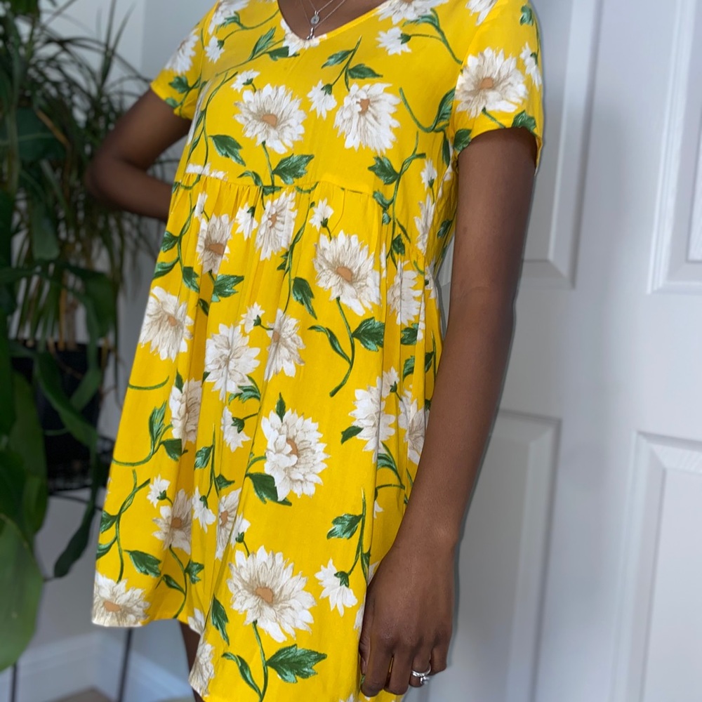 Yellow Floral Forever 21 Sundress